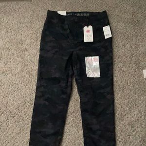 Black Camo Jeans